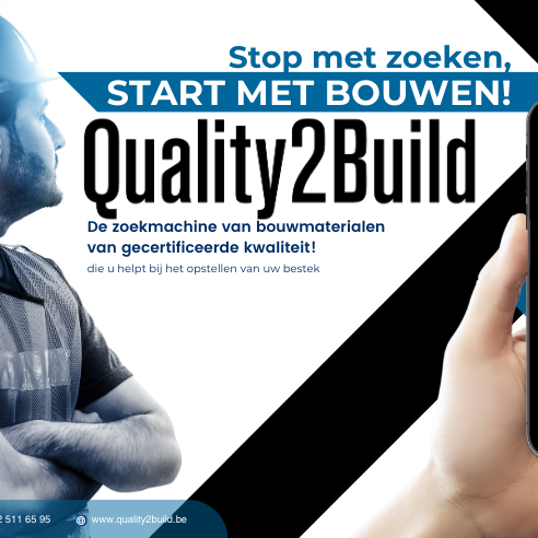 Quality2Build de zoekmachine van bouwmaterialen